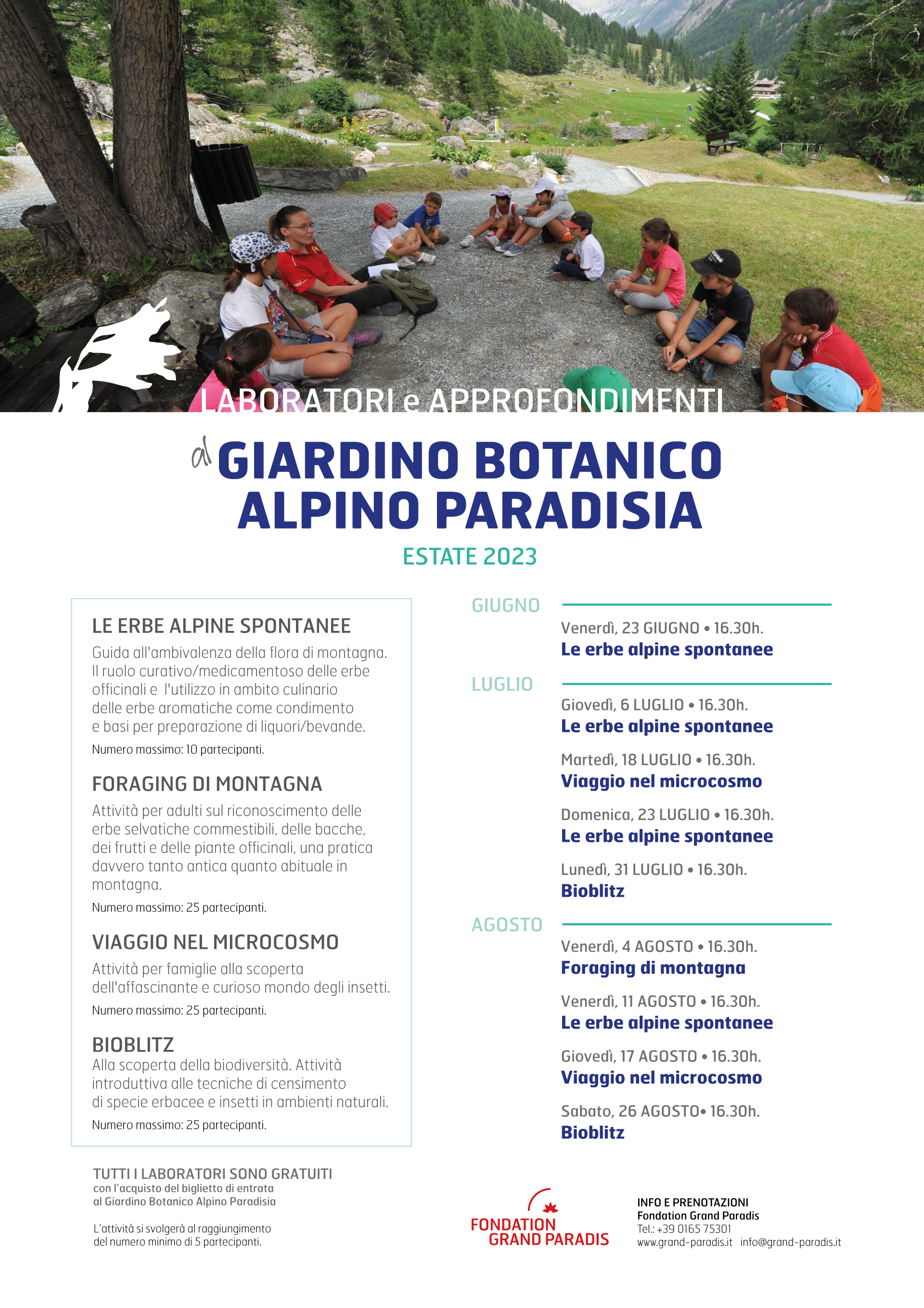 Locandina laboratori 2023