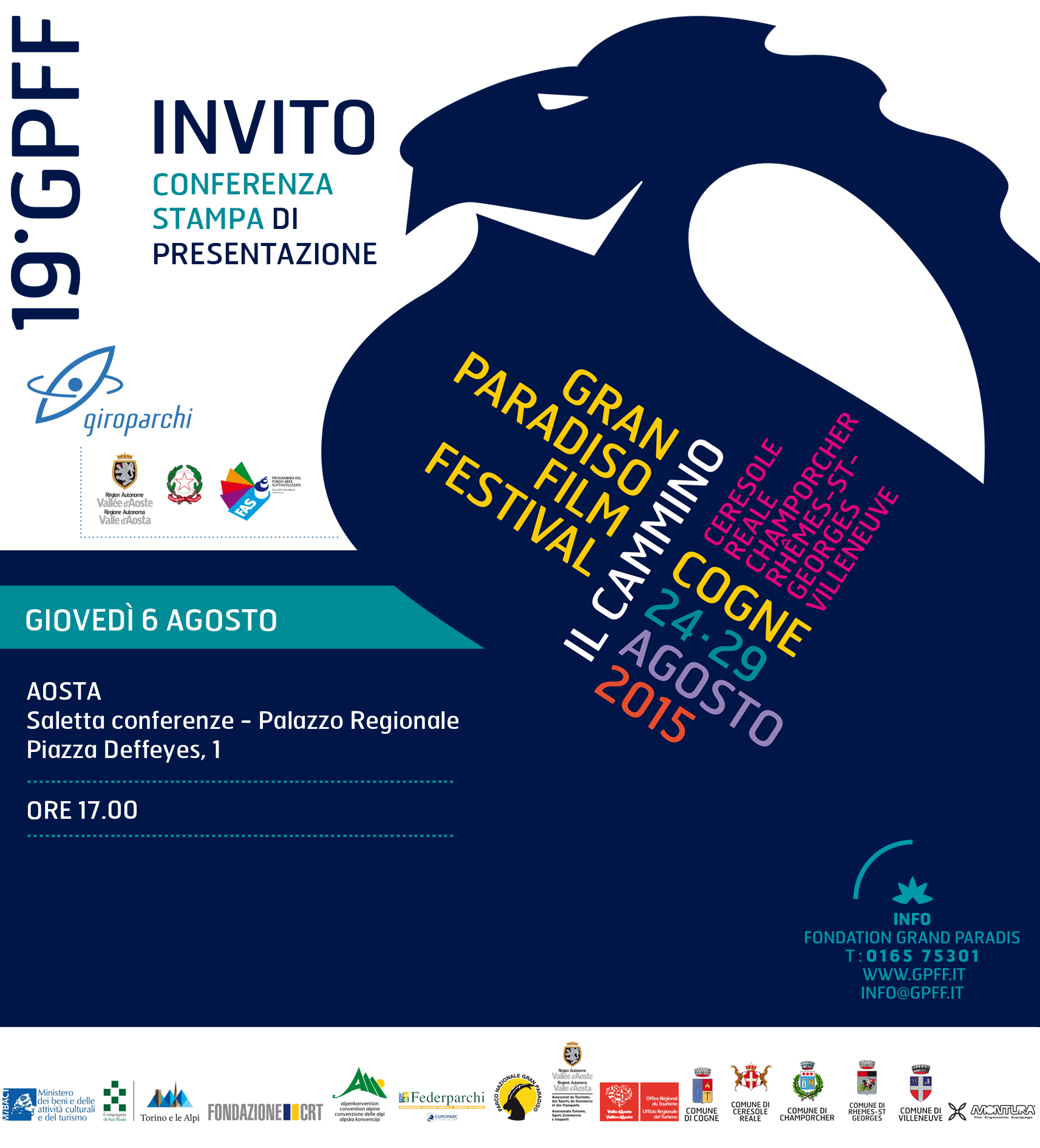 Invito - Conferenza stampa XIX GPFF