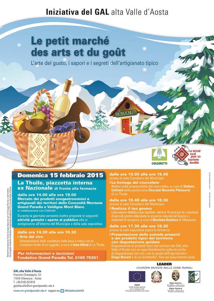 Petit Marche Arts Gout - Locandina 15-02-2014_La Thuile