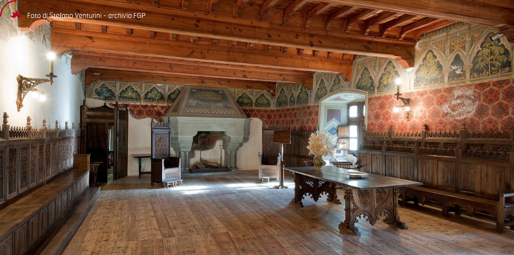 Sala Giustizia Castello Introd - Foto di Stefano Venturini - Archivio FGP