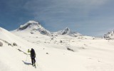 La risalita verso il Colletto Ciarforon