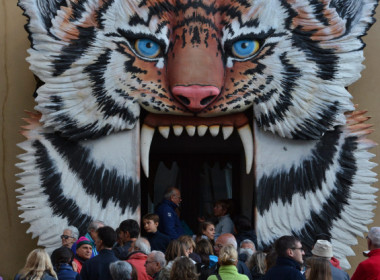 ingresso pubblico GPFF con tigre